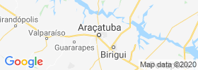 Aracatuba map